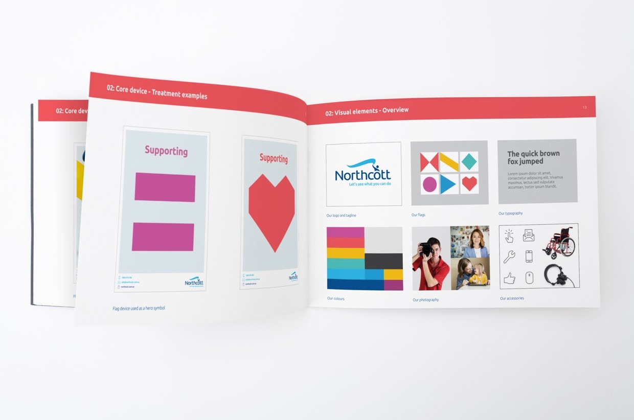 Northcott Brand Book Content Page